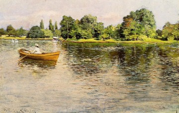  Merritt Tableaux - Summertime 1886 Impressionisme William Merritt Chase Paysage
